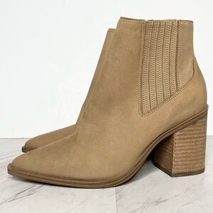 Steve Madden Catreena Tan Nubuck Chelsea Bootie 8M